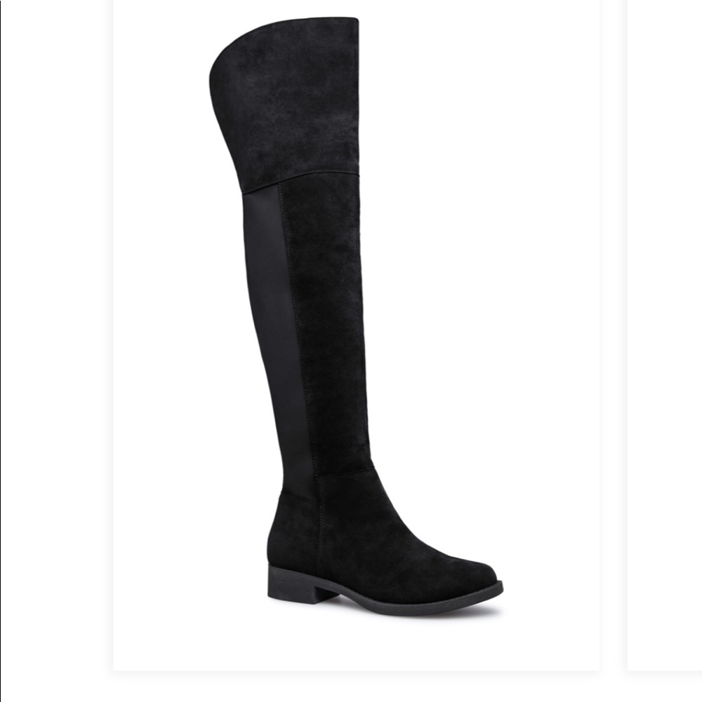 Over the Knee Shoe Dazzle Boots